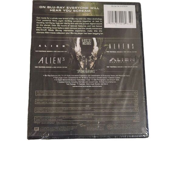 Alien Anthology Blu-ray 6-disc box set released in October 2010 - Picture 2 of 5